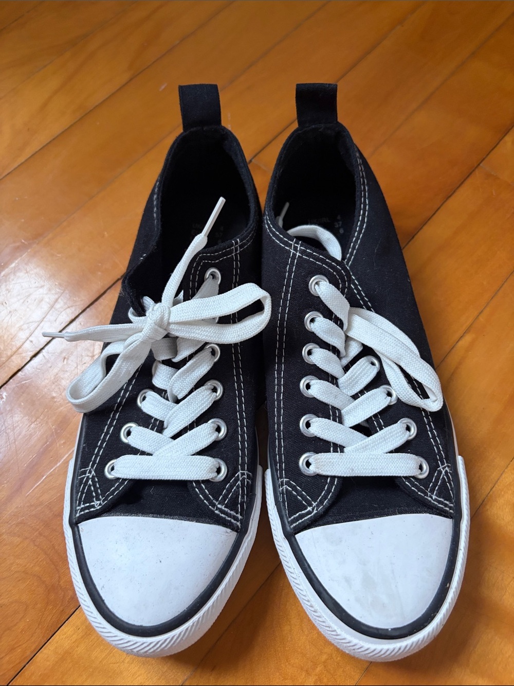 PRIMARK Black Canvas Slip-On Shoe